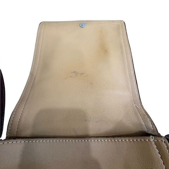 Vintage Coach Monterey Crossbody Bag – Glove-Tanned Leather – British Tan - Picture 12 of 13